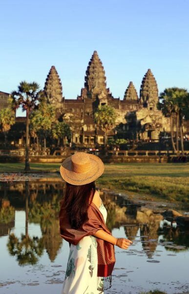 Hình ảnh Siem Reap đẹp khi nhìn từ xa