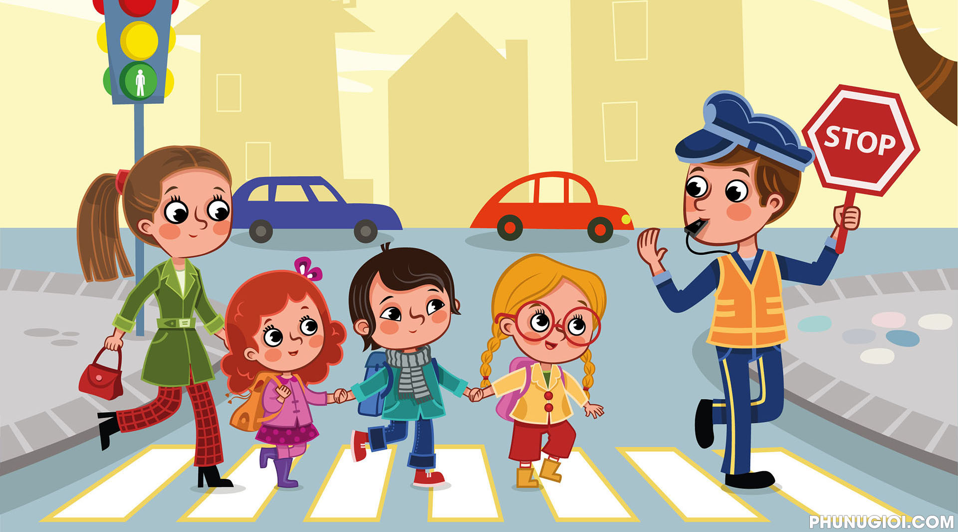 12 nguyên tắc an toàn giao thông trẻ cần biết | Mầm non Nam Hà