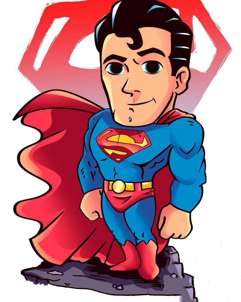 Hình Ảnh Chibi Superman Đẹp, Ấn Tượng, Đáng Yêu Nhất