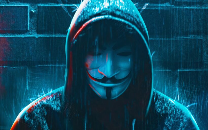 Hình ảnh hacker, Anonymous chất