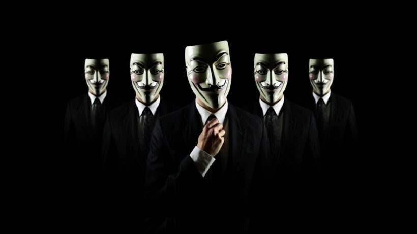 Hình ảnh hacker, Anonymous đen trắng cực chất