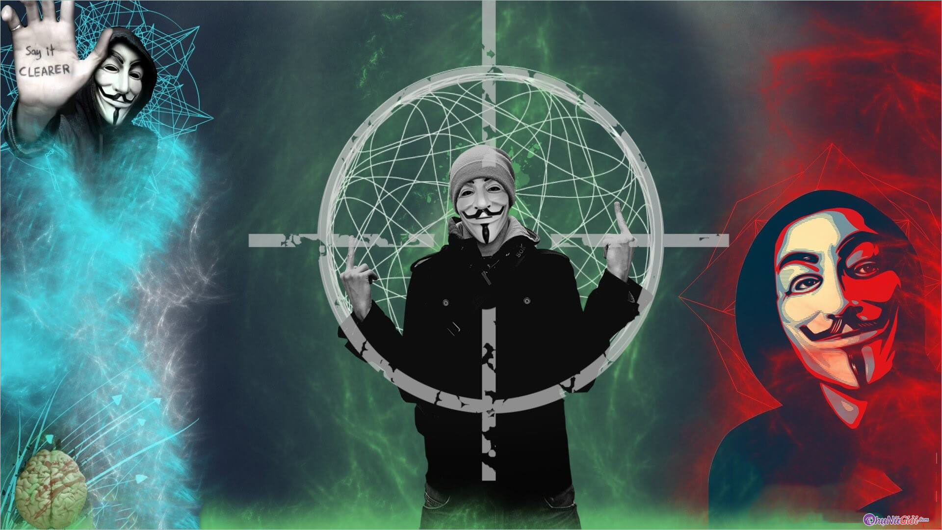 Hình ảnh hacker, Anonymous ngầu, chất, bí ẩn, ấn tượng nhất