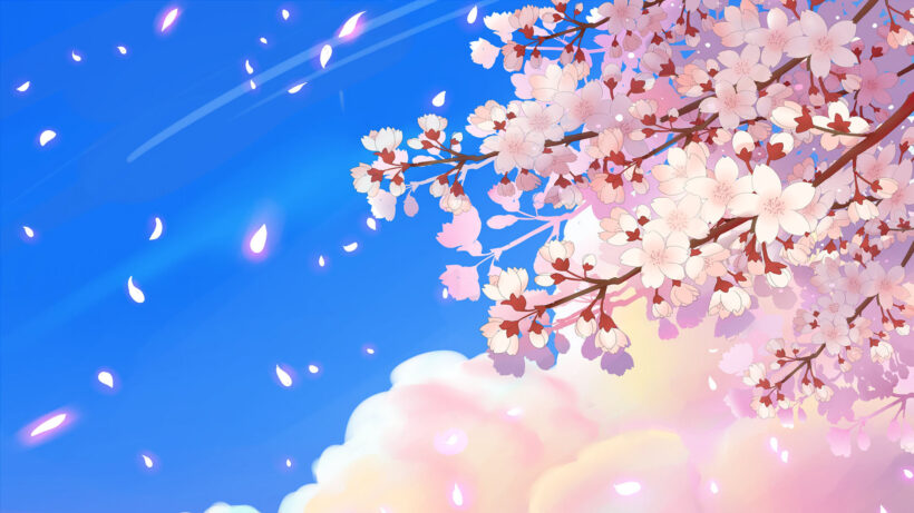 Hình ảnh hoa Anh Đào anime cực đẹp