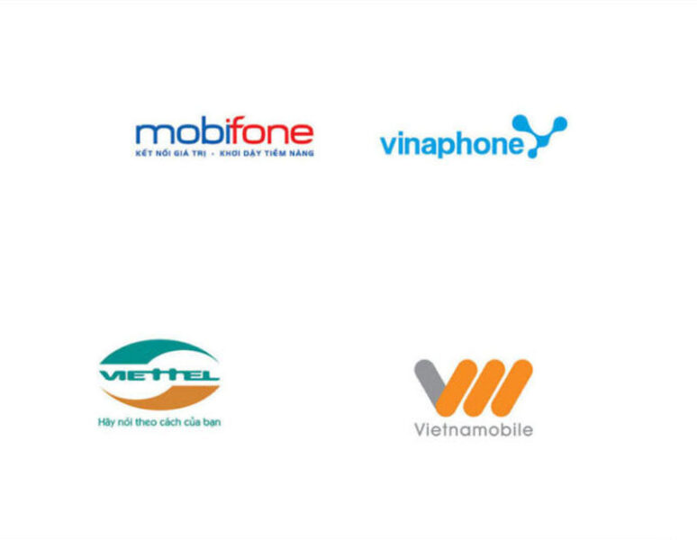Hình ảnh logo viettel, mobifone, vinaphone, vietnamobile