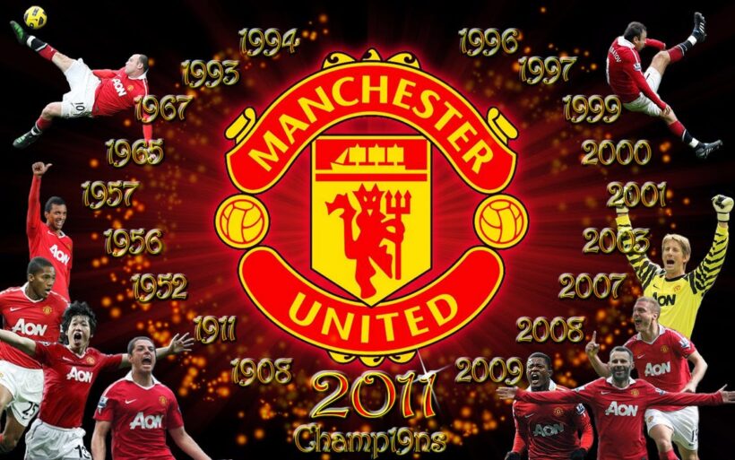 Hình ảnh nền Manchester United 1908 2011 đẹp