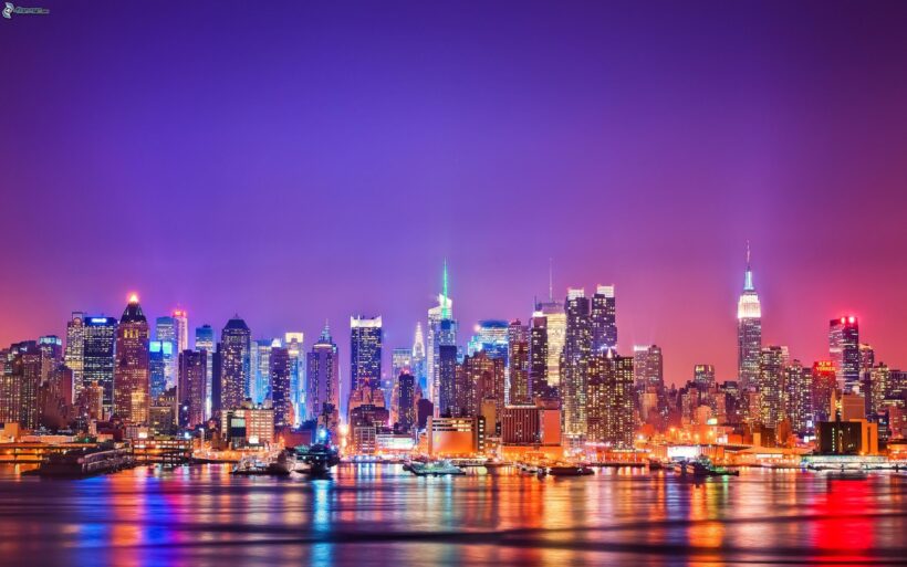 Hình ảnh nền thành phố New York đẹp lung linh