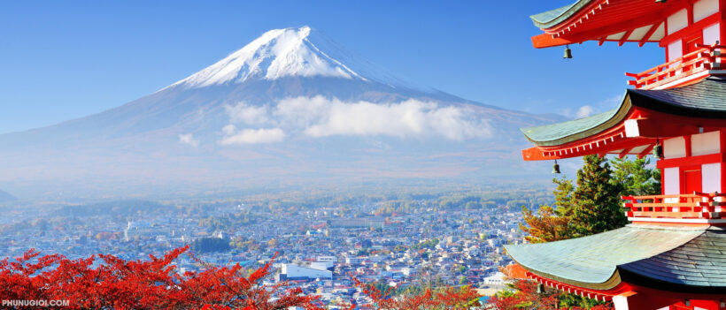 Hình ảnh núi Phú Sĩ khi nhìn từ xa logo 4