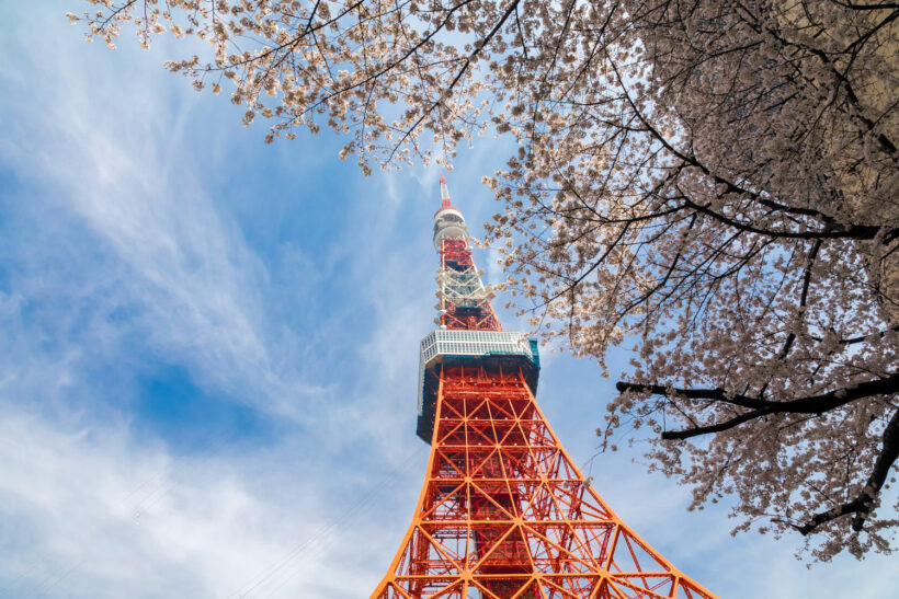 Hình ảnh tháp Tokyo đẹp, độc đáo