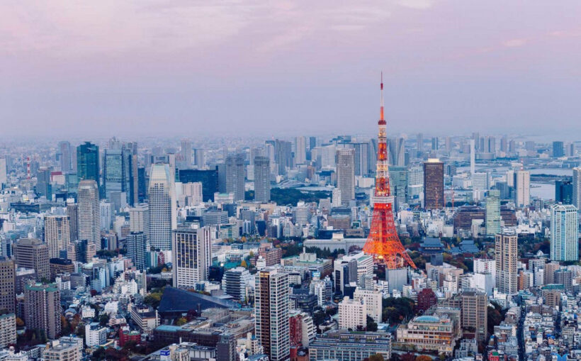 Hình ảnh tháp Tokyo đẹp, nổi bật