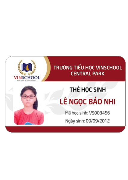 Mẫu thẻ học sinh trường Vinschool