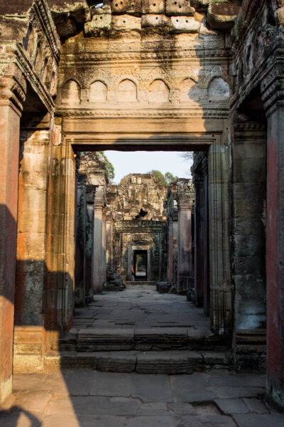Ngắm nhìn hình ảnh Siem Reap đẹp với hành lang dài nắng chiếu