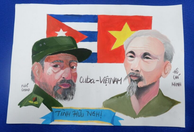 Thi vẽ tranh tình hữu nghị Việt Nam và Cuba