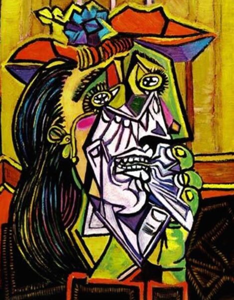 Tranh vẽ Picasso người đàn bà khóc