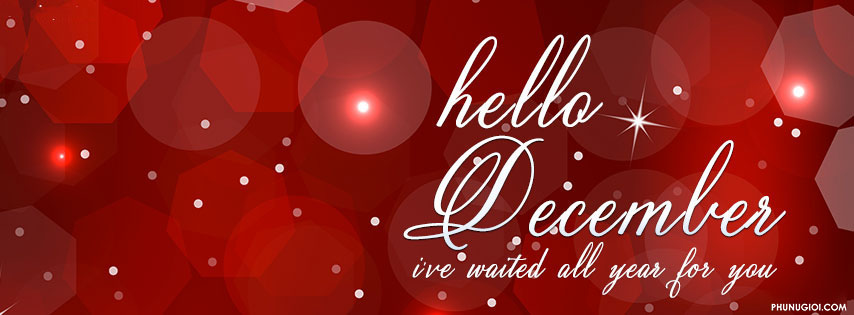 Chia sẻ những ảnh bìa facebook chào tháng 12  Hello December đẹp  Ảnh bìa  facebook Ảnh bìa Facebook