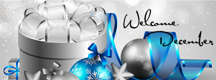 Ảnh bìa Facebook chào tháng 12 Welcome December