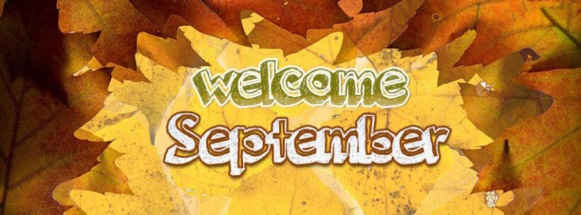 Ảnh bìa Facebook tháng 9 welcome september