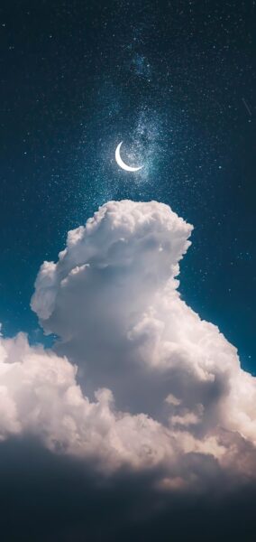 Background bầu trời - background sky trăng lên