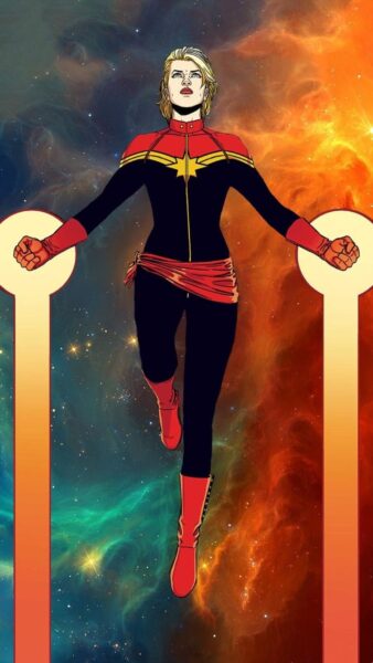 Hình ảnh Captain Marvel ấn tượng