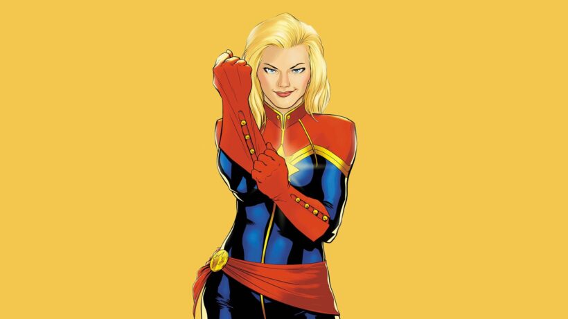 Hình ảnh Captain Marvel vẽ
