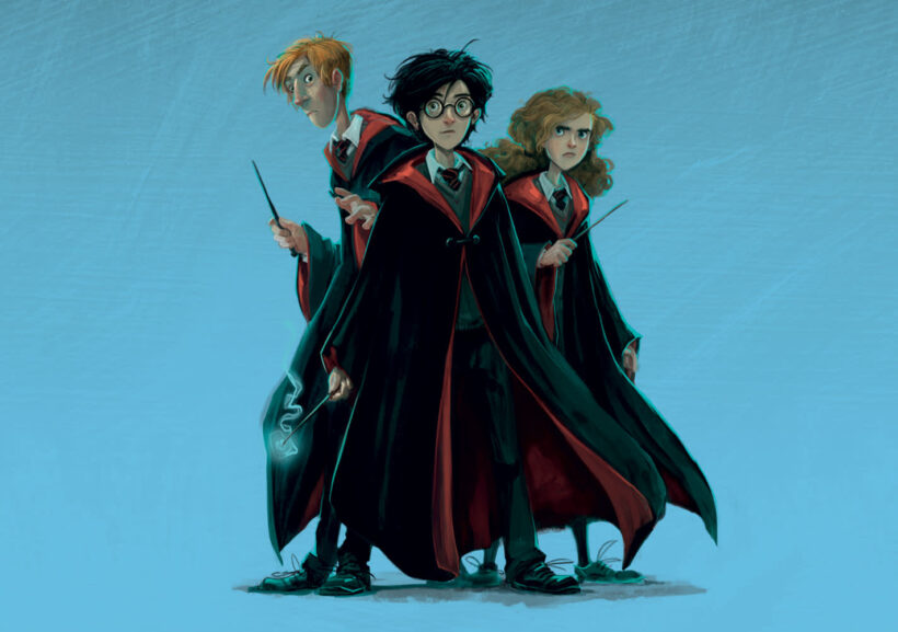 Hình ảnh Harry Potter tranh vẽ
