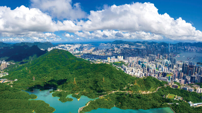 Hình ảnh Hồng Kông khi nhìn bao quát từ trên cao