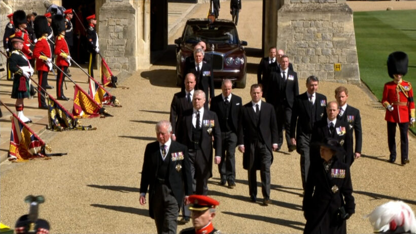 Hình ảnh đám tang tại Hoàng gia Anh