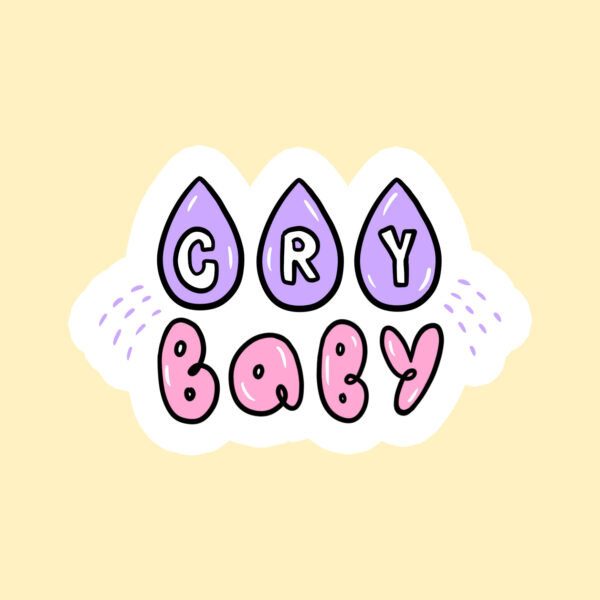 Hình ảnh sticker baby cry