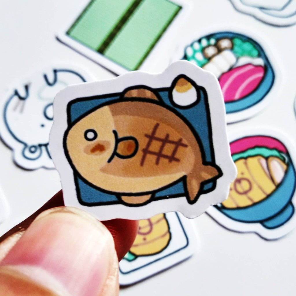 Hình ảnh sticker đẹp, cute không màu, đồ ăn, dễ thương nhất