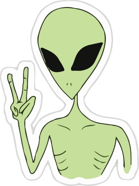 Hình ảnh sticker người ngoài hành tinh
