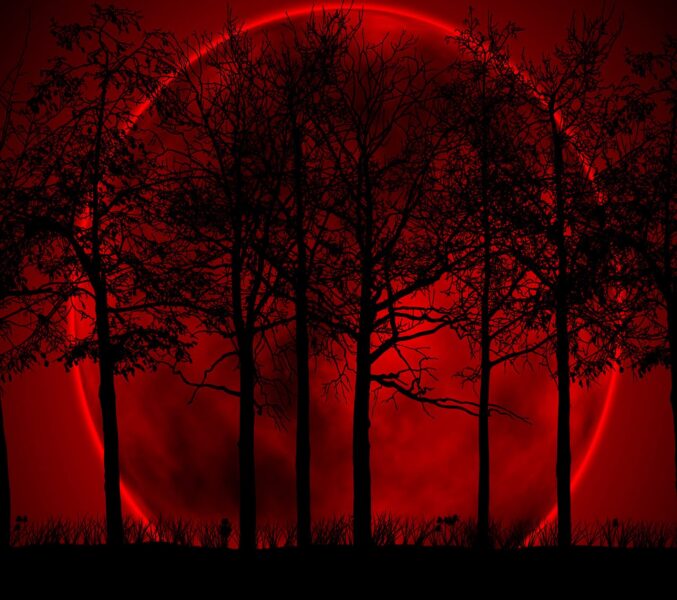 Hình ảnh trăng máu đẹp huyền ảo