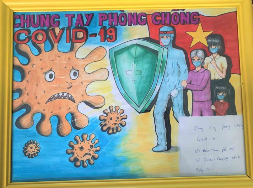Vẽ tranh về đề tài vững tin Việt Nam đẹp, ý nghĩa