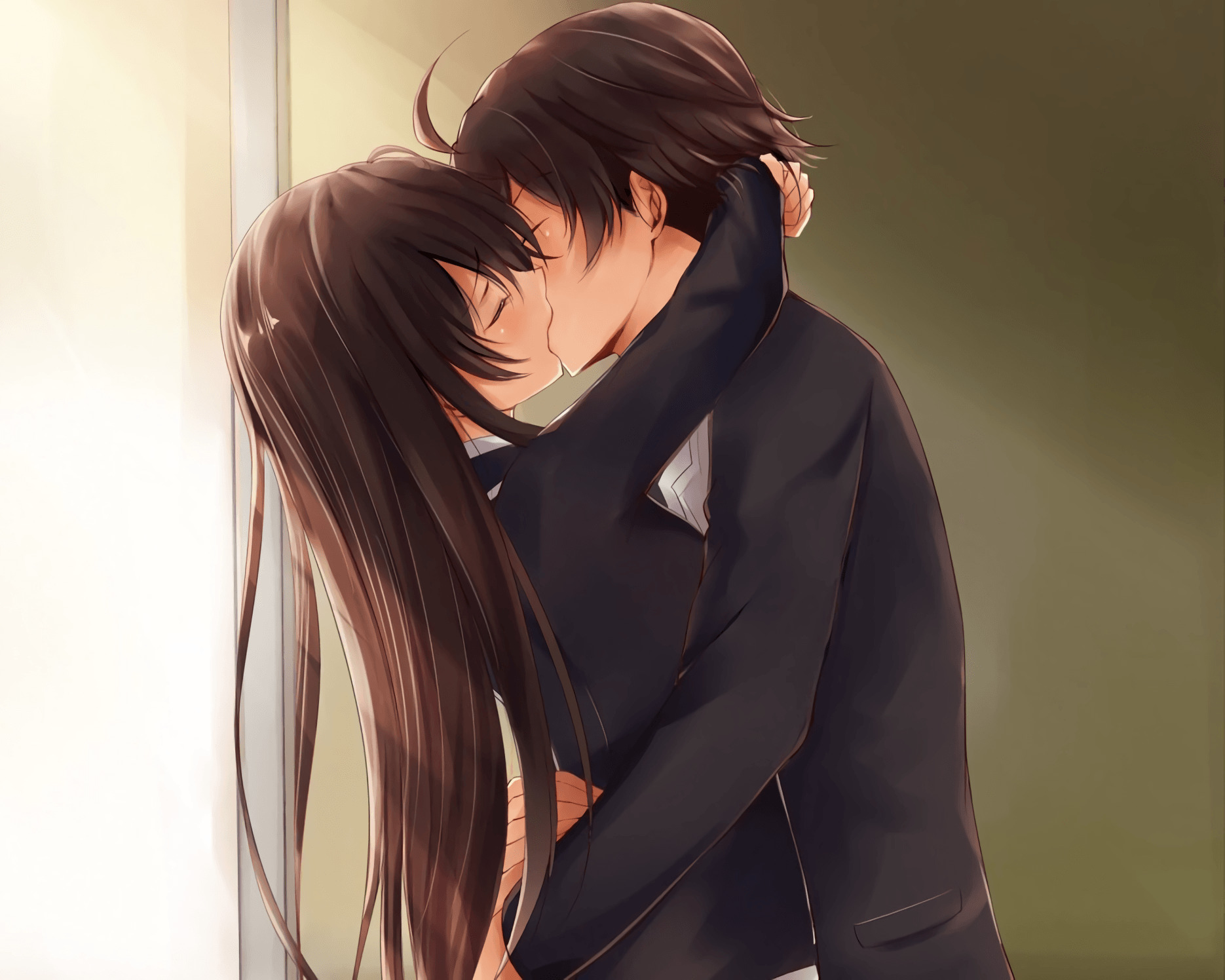 Top hình nền Anime hôn nhau lãng mạn tuyệt đẹp  Trường Ngoại Ngữ Tin Học  Quốc Tế TÂN VIỆT MỸ