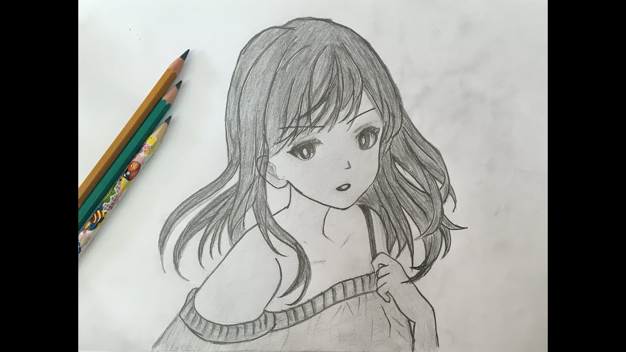 Rất Hay: [Top 4] Bước Vẽ Anime Bằng Bút Chì Siêu đơn Giản Vẽ đẹp Liền