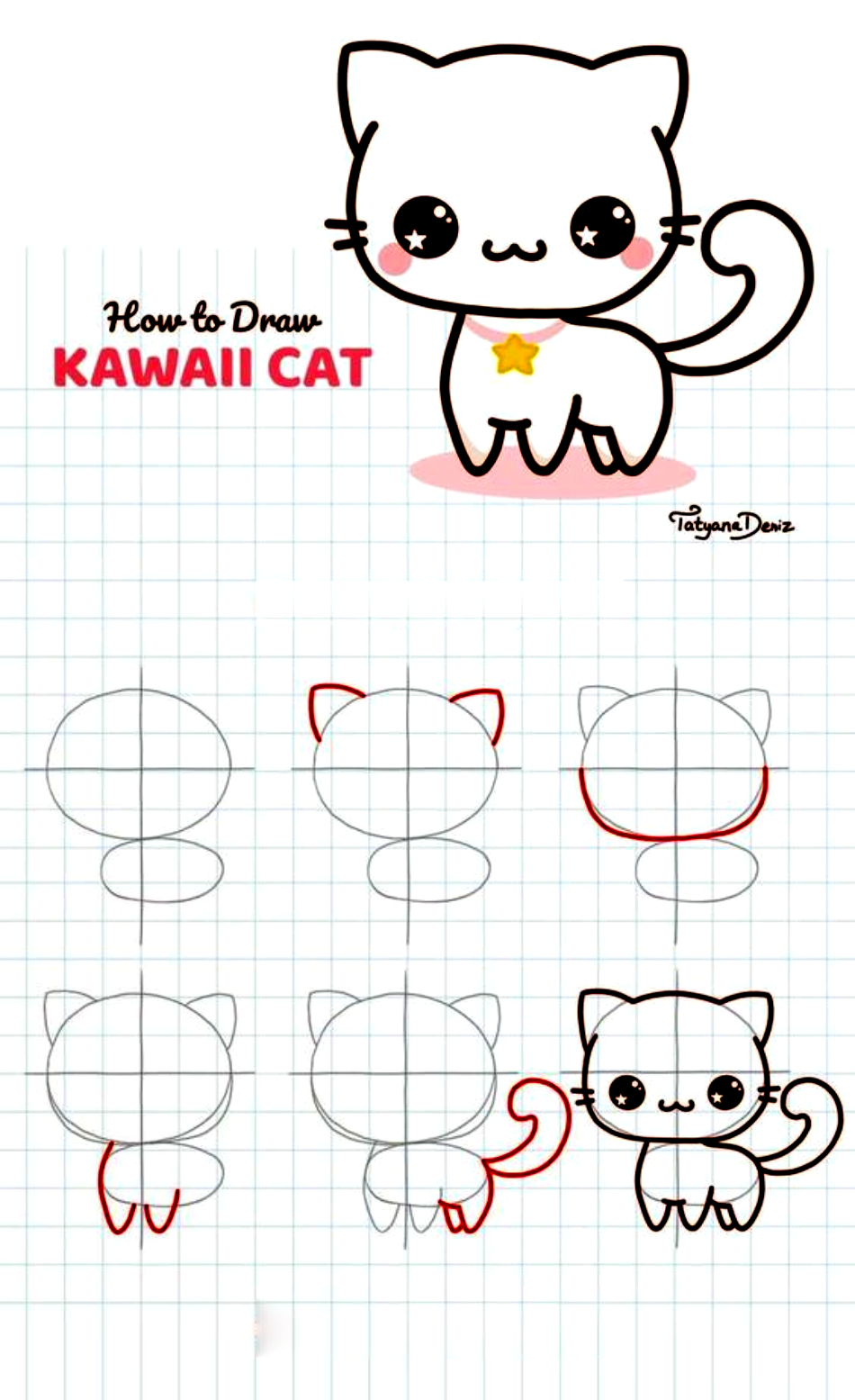 Xem ngay Hình vẽ, cách vẽ mèo đẹp, anime cute, đáng yêu đơn giản - Mê Nhà  Đẹp