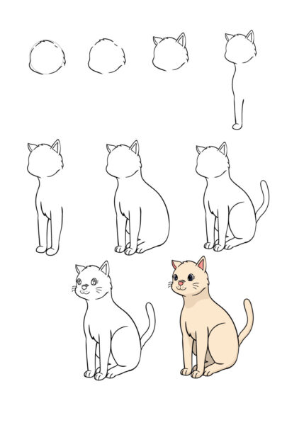 How-to-draw-a-cat-in-9-easy-steps