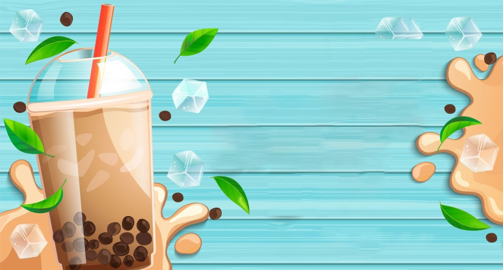 Top 100 mẫu sticker trà sữa cute dễ thương chất ngầu file PNG Vector