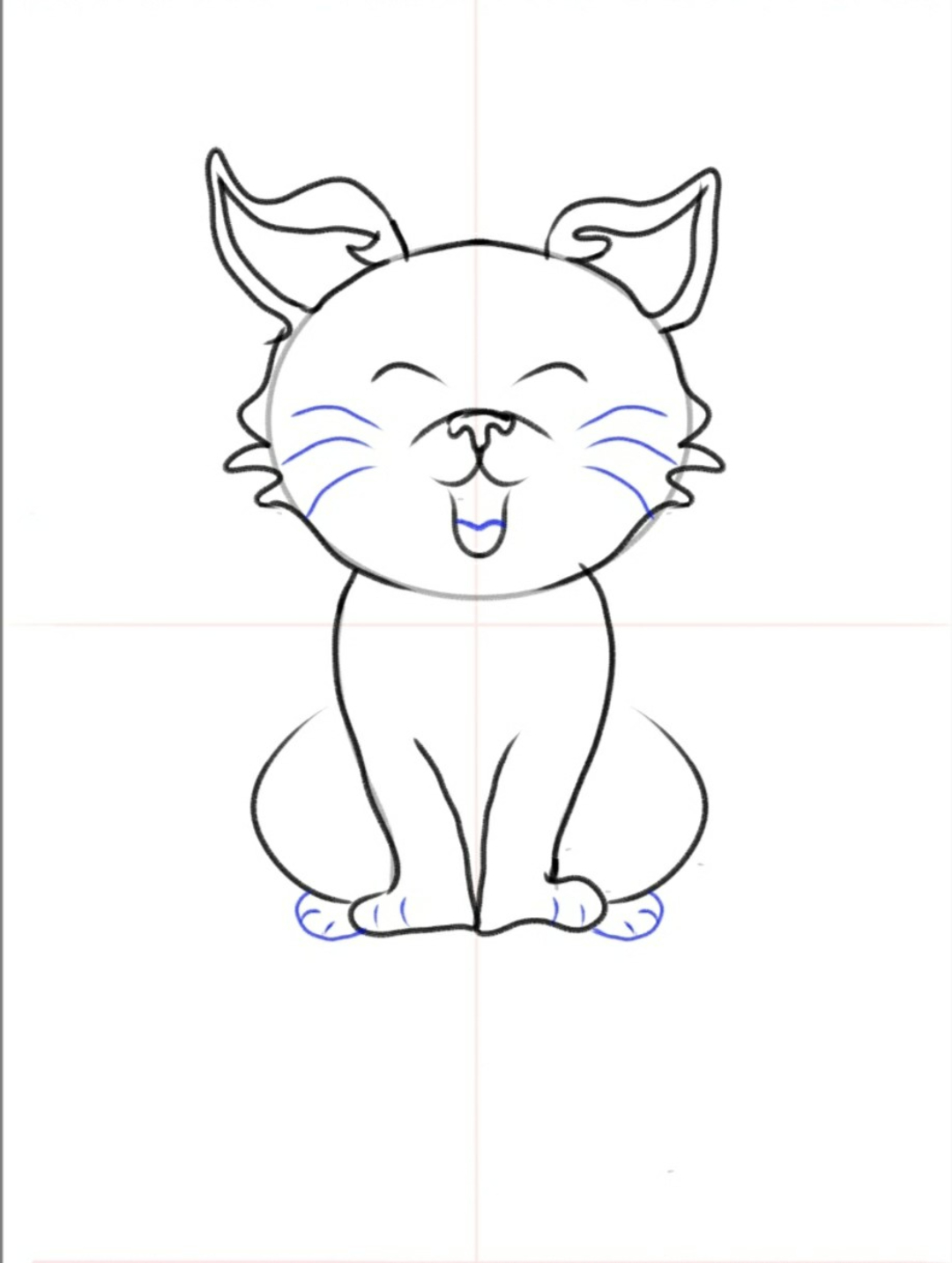 How-to-draw-a-cat-in-9-easy-steps