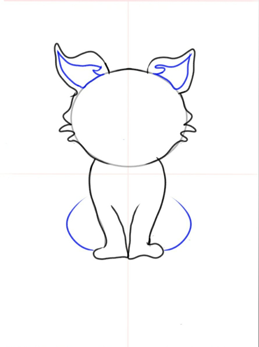 Hình Vẽ, Cách Vẽ Mèo Đẹp, Anime Cute, Đáng Yêu Đơn Giản