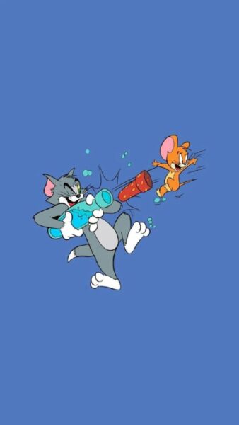 Ảnh Tom và Jerry đang đùa nghịch