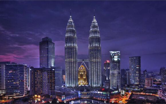 Ảnh tháp đôi Malaysia đẹp