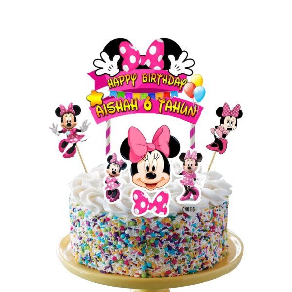 Bánh sinh nhật dễ thương hình Minnie
