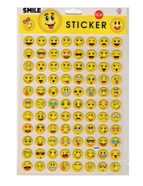 Hình dán sticker mặt cười nhiều biểu cảm