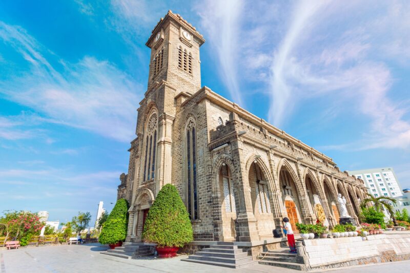 ảnh nhà thờ đá Nha Trang tuyệt đẹp