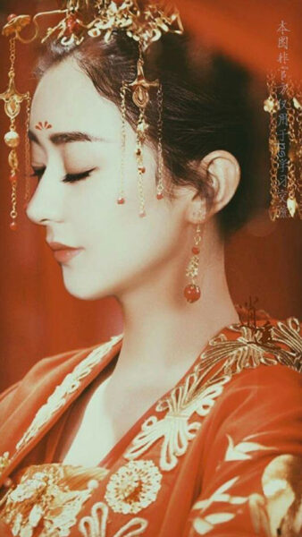 Hình ảnh cổ trang Trung Quốc Triệu Lễ Dĩnh mặc giá y