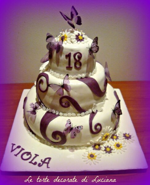 Bánh sinh nhật đẹp cho con gái 18 tuổi