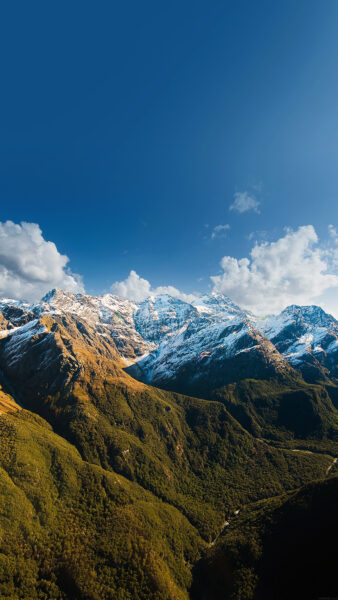 Hình nền phong cảnh các ngọn núi dành cho Iphone X