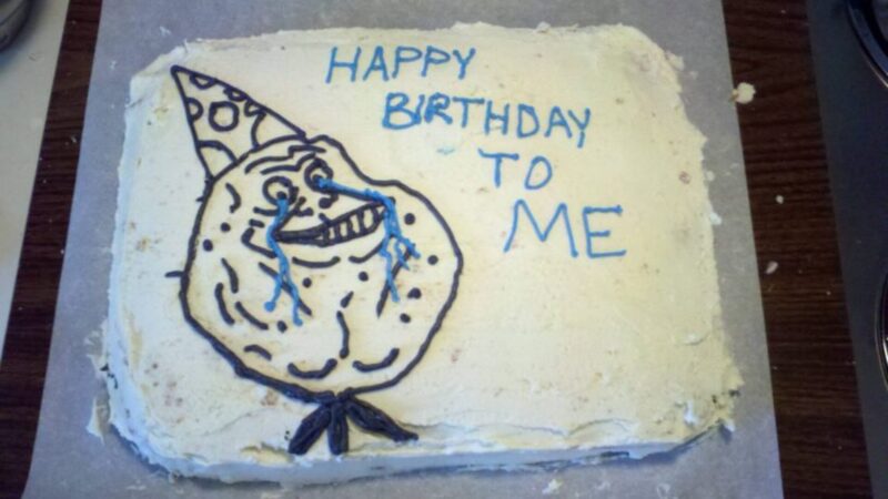 Mẫu bánh sinh nhật troll bựa, độc lạ, lầy lội meme