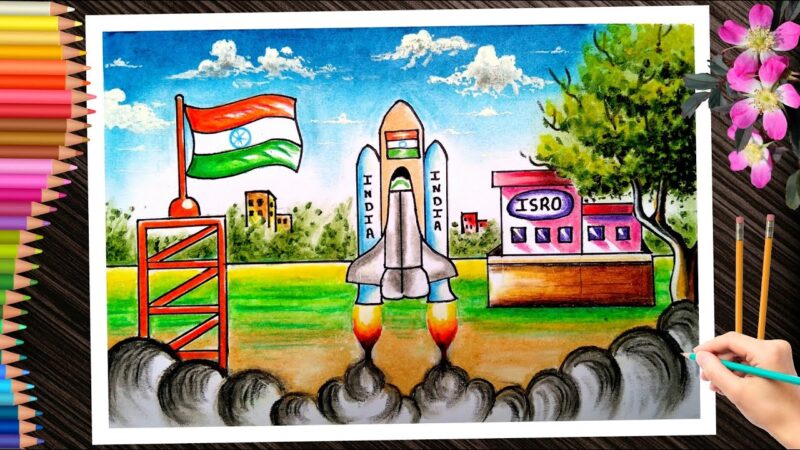 Vẽ tranh thế giới trong tương lai Ấn Độ phóng tên lửa