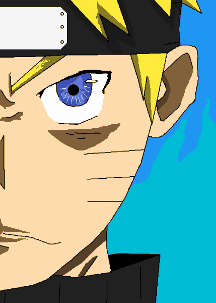 Ảnh nền động Naruto mắt xanh