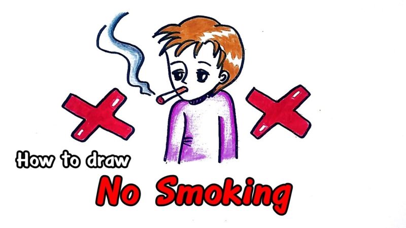 Vẽ tranh cấm hút thuốc lá chân thực nhất